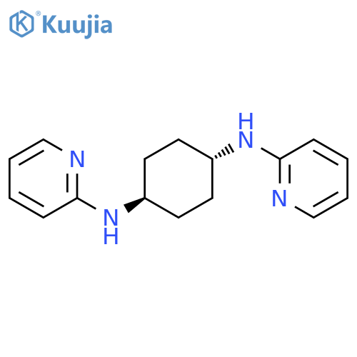 -1-N,4-N-bis(pyridin-2-yl)cyclohexane-1,4-diamine, trans structure