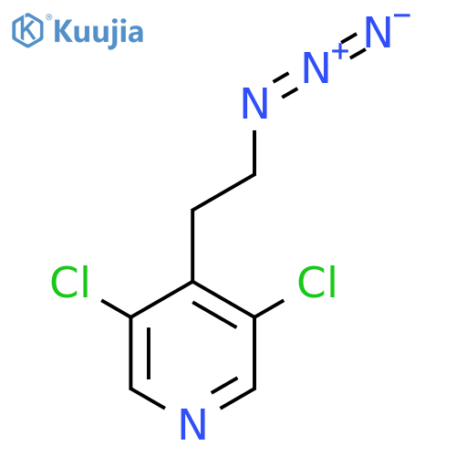 4-(2-Azidoethyl)-3,5-dichloropyridine structure