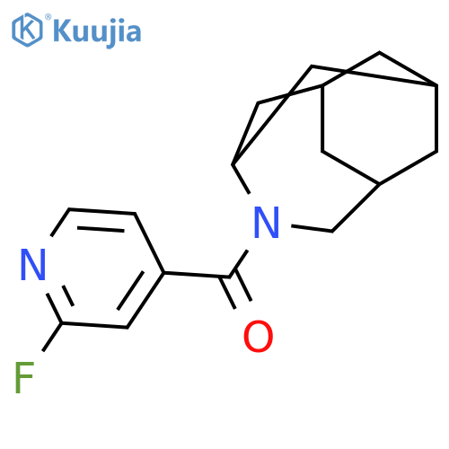 4-(2-Fluoropyridine-4-carbonyl)-4-azatricyclo[4.3.1.1,3,8]undecane structure