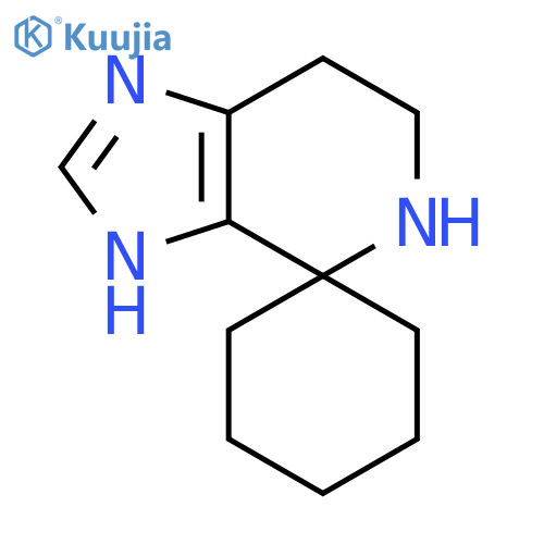 3',5',6',7'-tetrahydrospirocyclohexane-1,4'-imidazo4,5-cpyridine structure