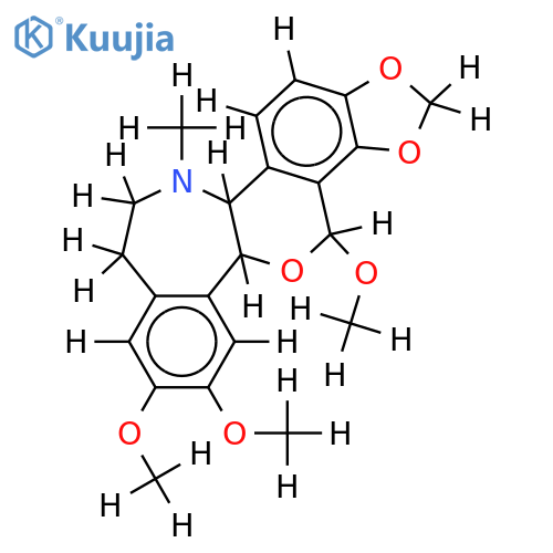 10,11-methanediyldioxy-2,3,8beta-trimethoxy-16-methyl-(6alpha)-rheadane structure