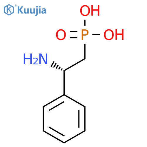 [(2s)-2-Amino-2-phenylethyl]phosphonic acid structure