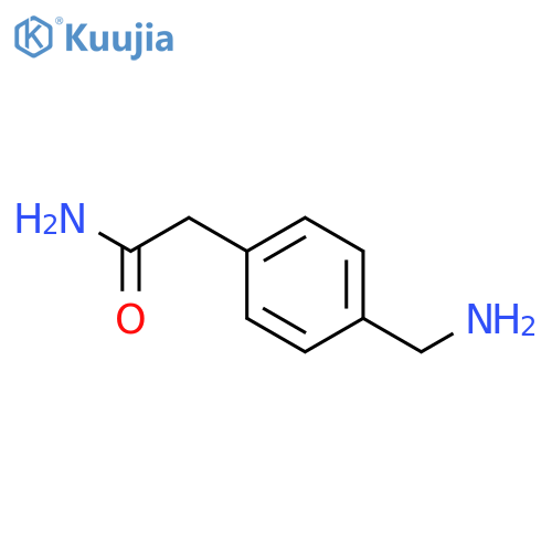 2-4-(aminomethyl)phenylacetamide structure