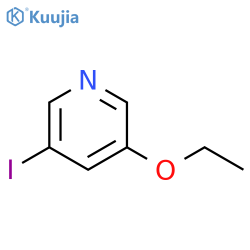 Pyridine, 3-ethoxy-5-iodo- structure