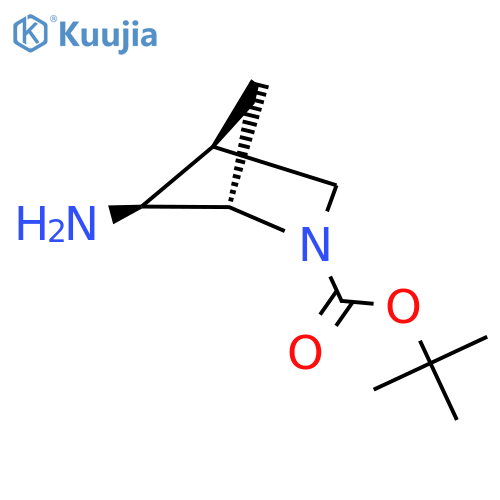 Tert-butyl exo-5-amino-2-azabicyclo[2.1.1]hexane-2-carboxylate structure