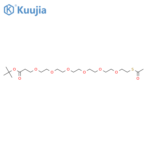 S-acetyl-PEG6-t-butyl ester structure