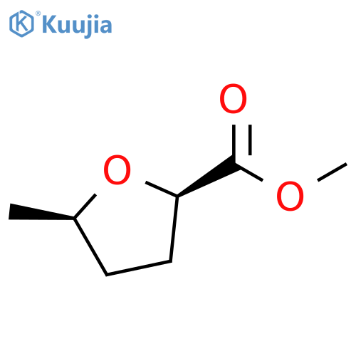 2-Furancarboxylic acid, tetrahydro-5-methyl-, methyl ester, (2R,5R)- structure