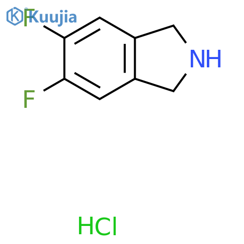 5,6-Difluoroisoindoline hydrochloride structure