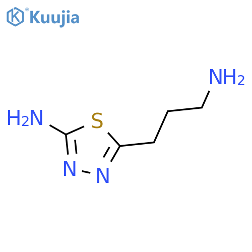 5-(3-Aminopropyl)-1,3,4-thiadiazol-2-amine Dihydrochloride structure