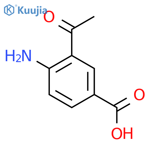 3-Acetyl-4-aminobenzoic acid structure