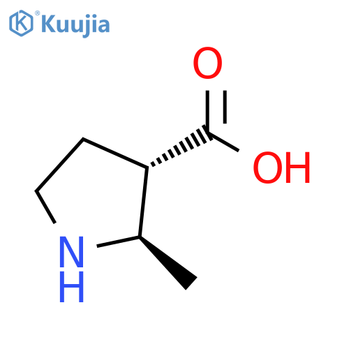 (2R,3S)-2-methylpyrrolidine-3-carboxylic acid structure