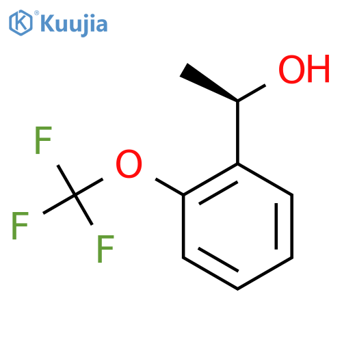 (1R)-1-[2-(trifluoromethoxy)phenyl]ethan-1-ol structure