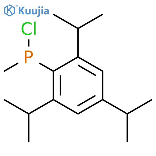 Phosphinous chloride, methyl[2,4,6-tris(1-methylethyl)phenyl]- structure