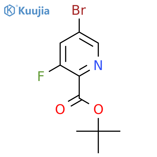 Tert-Butyl 5-bromo-3-fluoropicolinate structure