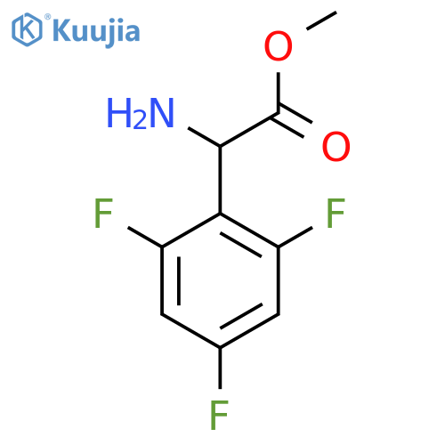 Methyl 2-amino-2-(2,4,6-trifluorophenyl)acetate structure