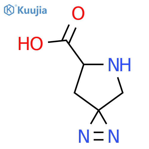1,2,5-Triazaspiro[2.4]hept-1-ene-6-carboxylic acid structure