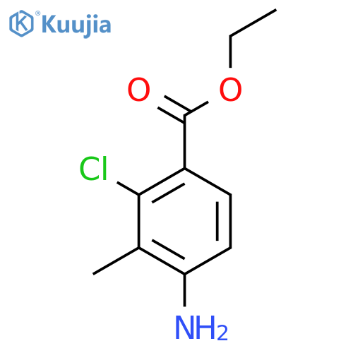 Ethyl 4-amino-2-chloro-3-methylbenzoate structure