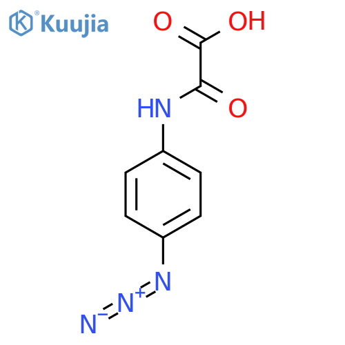 [(4-Azidophenyl)carbamoyl]formic acid structure