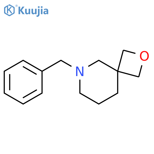 2-Oxa-6-azaspiro[3.5]nonane, 6-(phenylmethyl)- structure