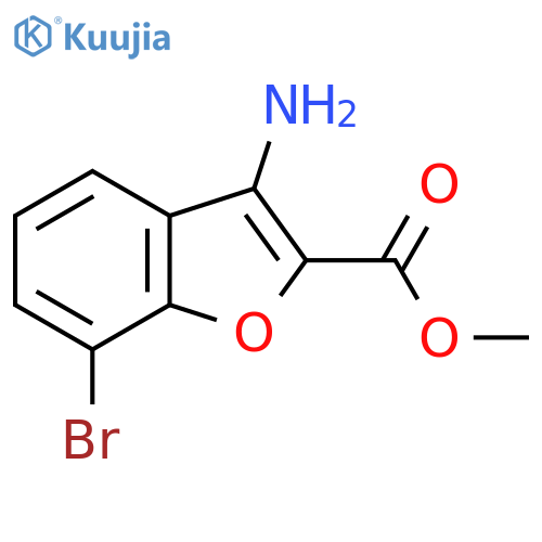 Methyl 3-amino-7-bromobenzofuran-2-carboxylate structure