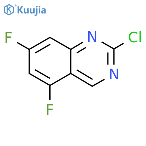 2-Chloro-5,7-difluoroquinazoline structure