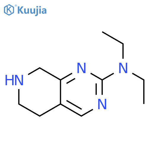 N,N-Diethyl-5,6,7,8-tetrahydropyrido[3,4-d]pyrimidin-2-amine structure