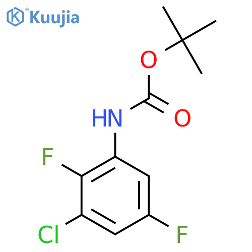 Tert-Butyl (3-chloro-2,5-difluorophenyl)carbamate structure