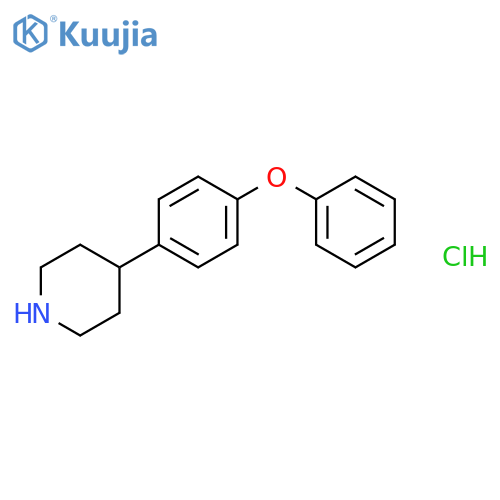 4-(4-Phenoxyphenyl)piperidine Hydrochloride Salt structure