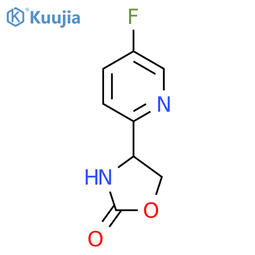 4-(5-Fluoropyridin-2-yl)-1,3-oxazolidin-2-one structure