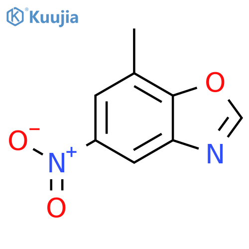 Benzoxazole, 7-methyl-5-nitro- structure