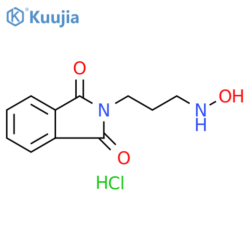1H-Isoindole-1,3(2H)-dione, 2-[3-(hydroxyamino)propyl]-, hydrochloride (1:1) structure