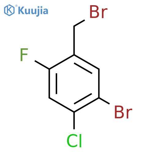 5-Bromo-4-chloro-2-fluorobenzyl bromide structure