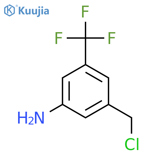 3-(Chloromethyl)-5-(trifluoromethyl)aniline structure