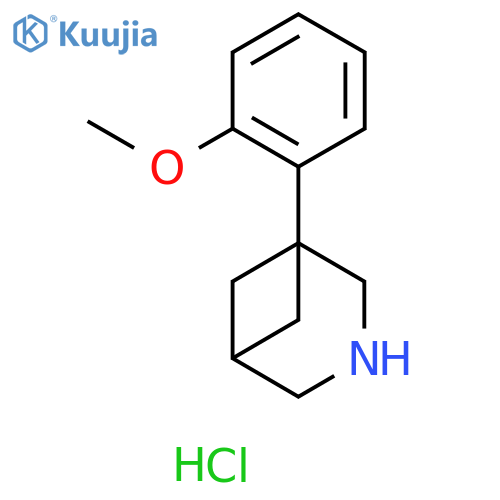 1-(2-METHOXYPHENYL)-3-AZABICYCLO[3.1.1]HEPTANE HCL structure