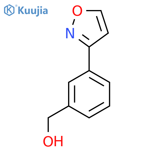 (3-(Isoxazol-3-yl)phenyl)methanol structure