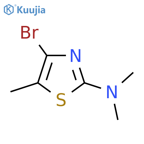4-Bromo-N,N,5-trimethylthiazol-2-amine structure