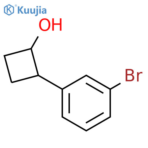 Cyclobutanol, 2-(3-bromophenyl)- structure