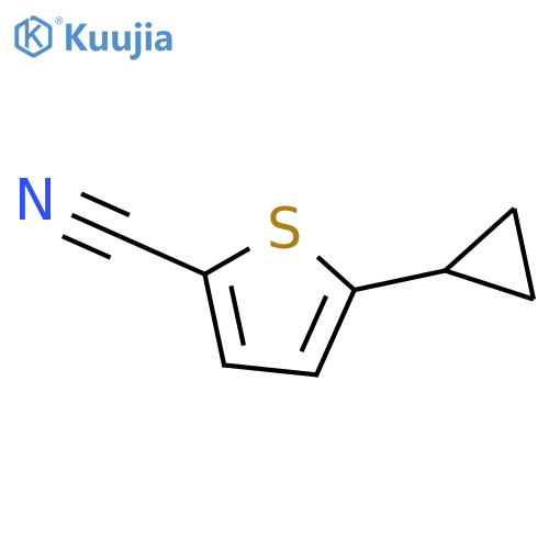 5-(Cyclopropyl)thiophene-2-carbonitrile structure