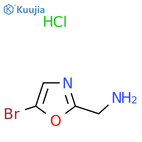 (5-Bromooxazol-2-yl)methanamine hydrochloride structure