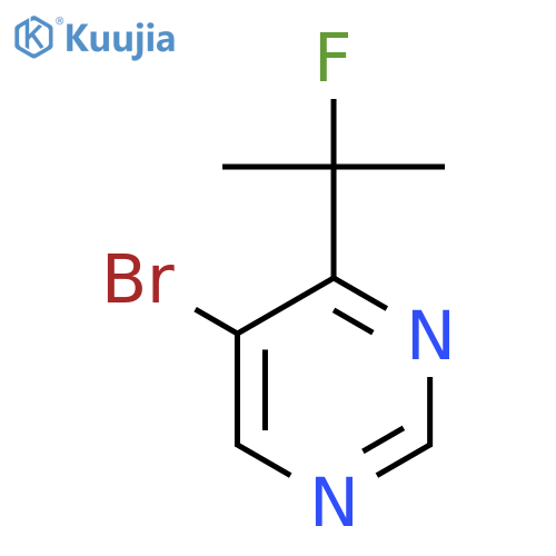 5-Bromo-4-(2-fluoropropan-2-yl)pyrimidine structure