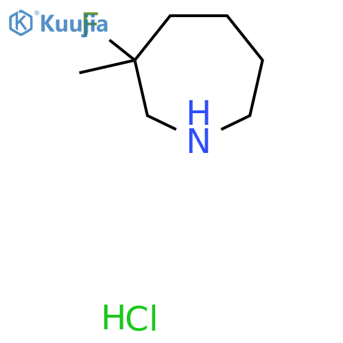 3-Fluoro-3-methylazepane hydrochloride structure