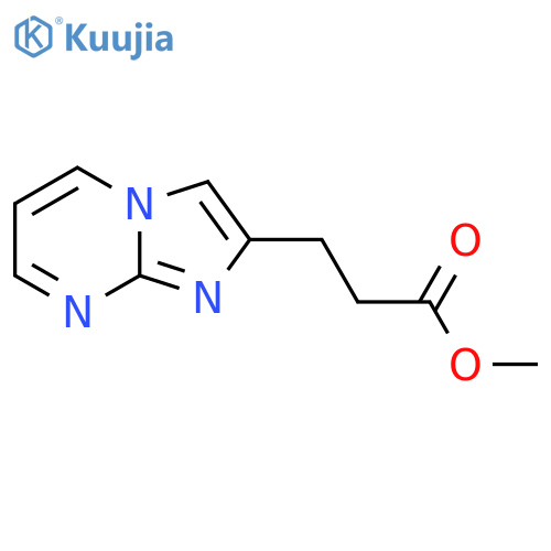 Methyl 3-(imidazo[1,2-a]pyrimidin-2-yl)propanoate structure