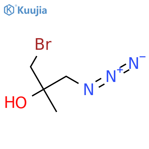 1-Azido-3-bromo-2-methylpropan-2-ol structure