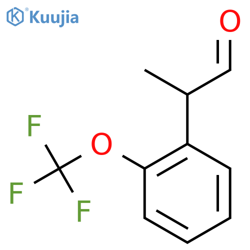 2-[2-(Trifluoromethoxy)phenyl]propanal structure