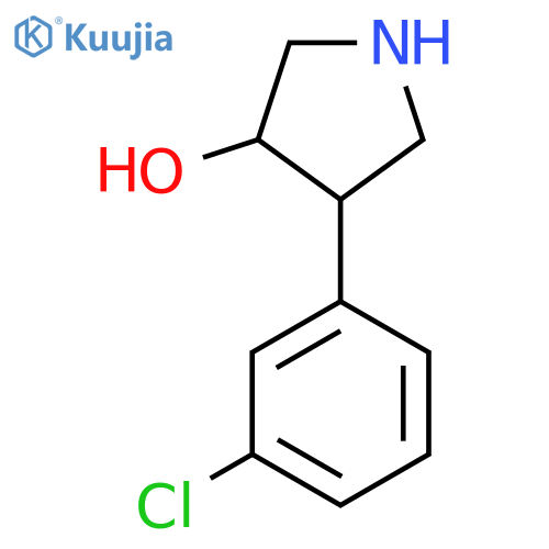 4-(3-Chlorophenyl)pyrrolidin-3-ol structure