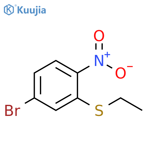 4-bromo-2-(ethylsulfanyl)-1-nitrobenzene structure