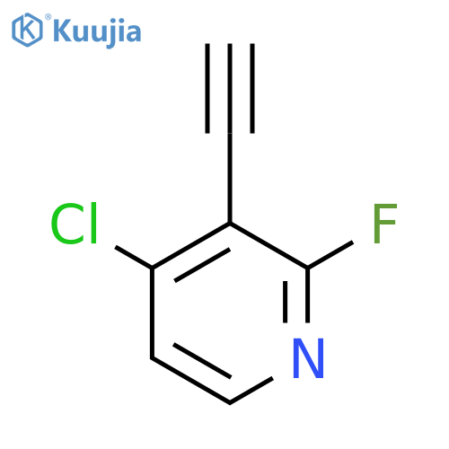 4-Chloro-3-ethynyl-2-fluoropyridine structure