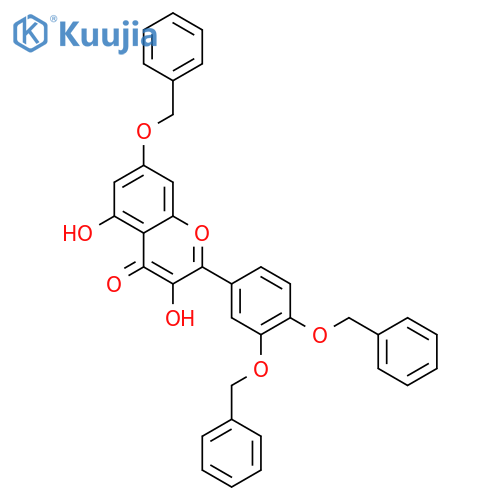 3',4',7-Tri-O-benzylquercetin structure