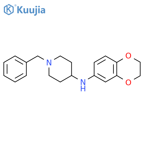 1-Benzyl-N-(2,3-dihydrobenzo[b][1,4]dioxin-6-yl)piperidin-4-amine structure