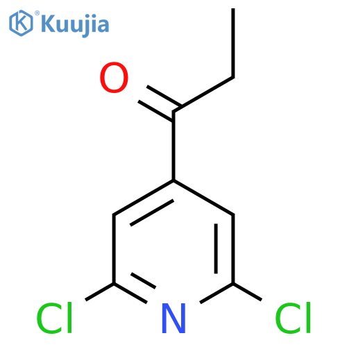 1-(2,6-Dichloropyridin-4-yl)propan-1-one structure